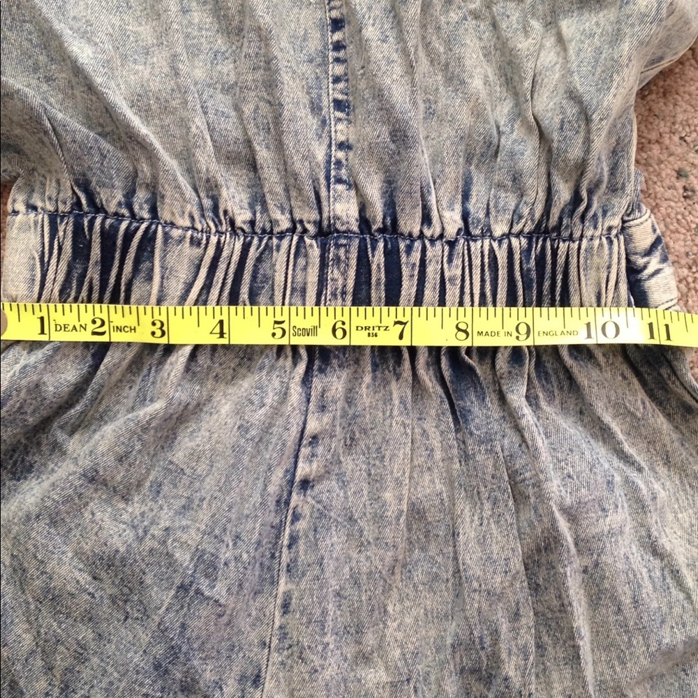 VINTAGE Stonewashed Jumpsuit D.B.Designs Size 4 - Picture 4 of 4